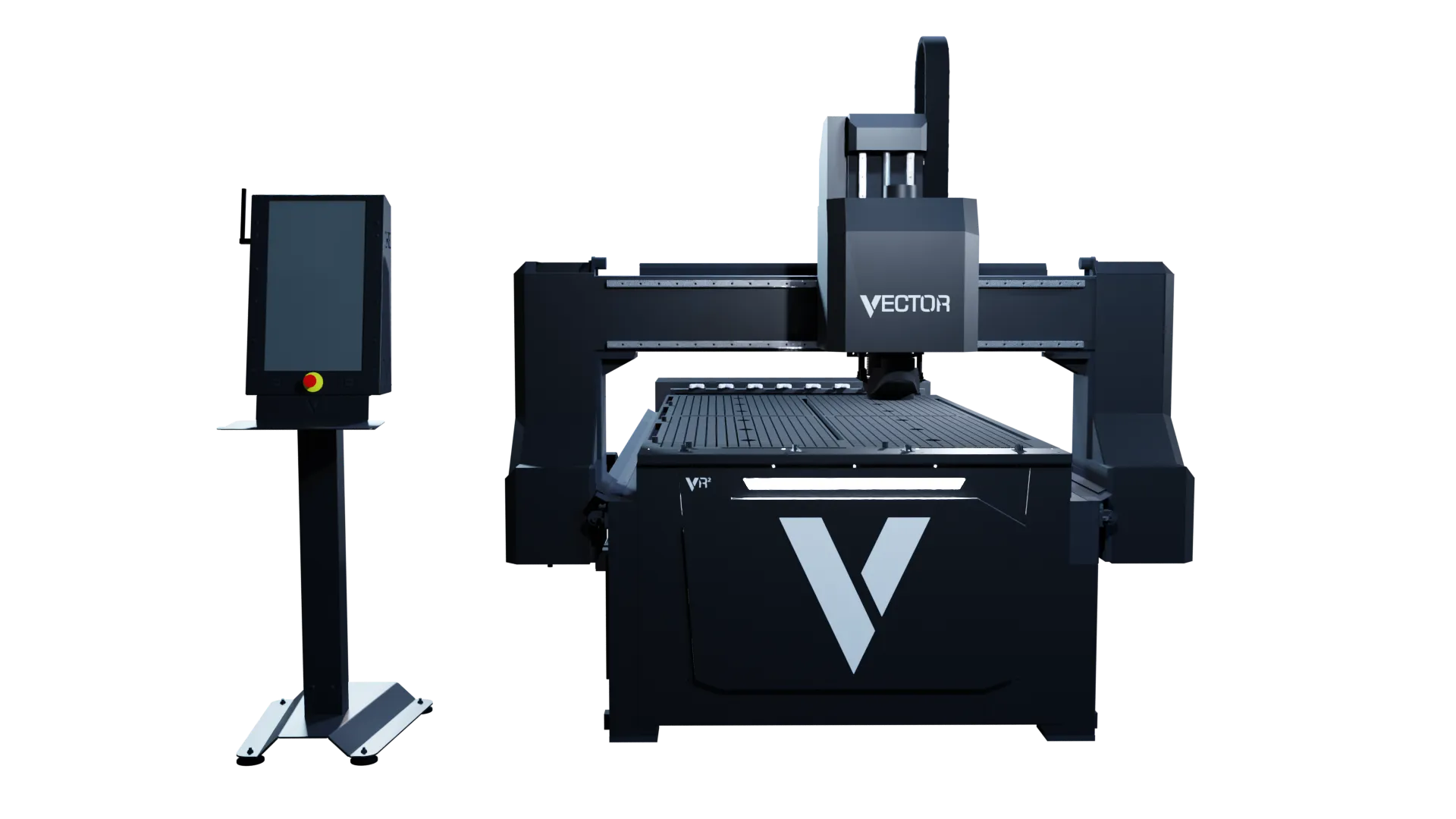 Vector VR2 industrial CNC router with operator station
